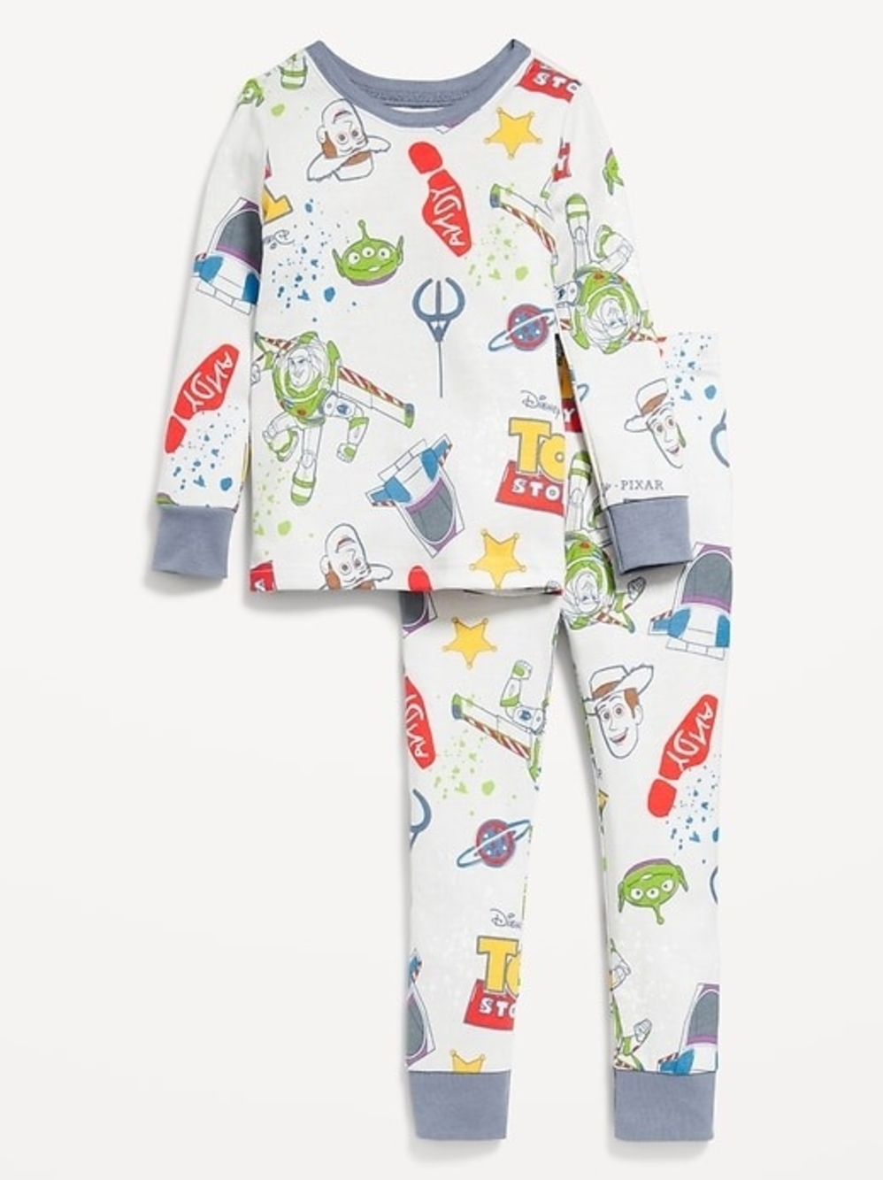 Old Navy 5T Boys Toy Story Character Pajama Set Woody Buzz Pjs